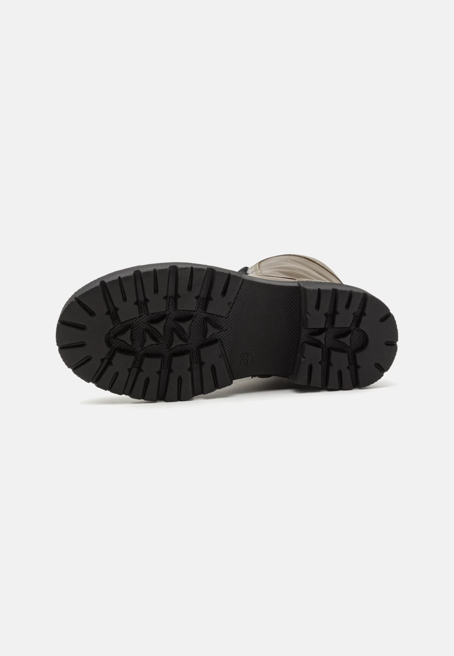 Friboo Leather - Veterlaarzen - Khaki 7 Friboo Leather - Veterlaarzen - Khaki - Afbeelding 5