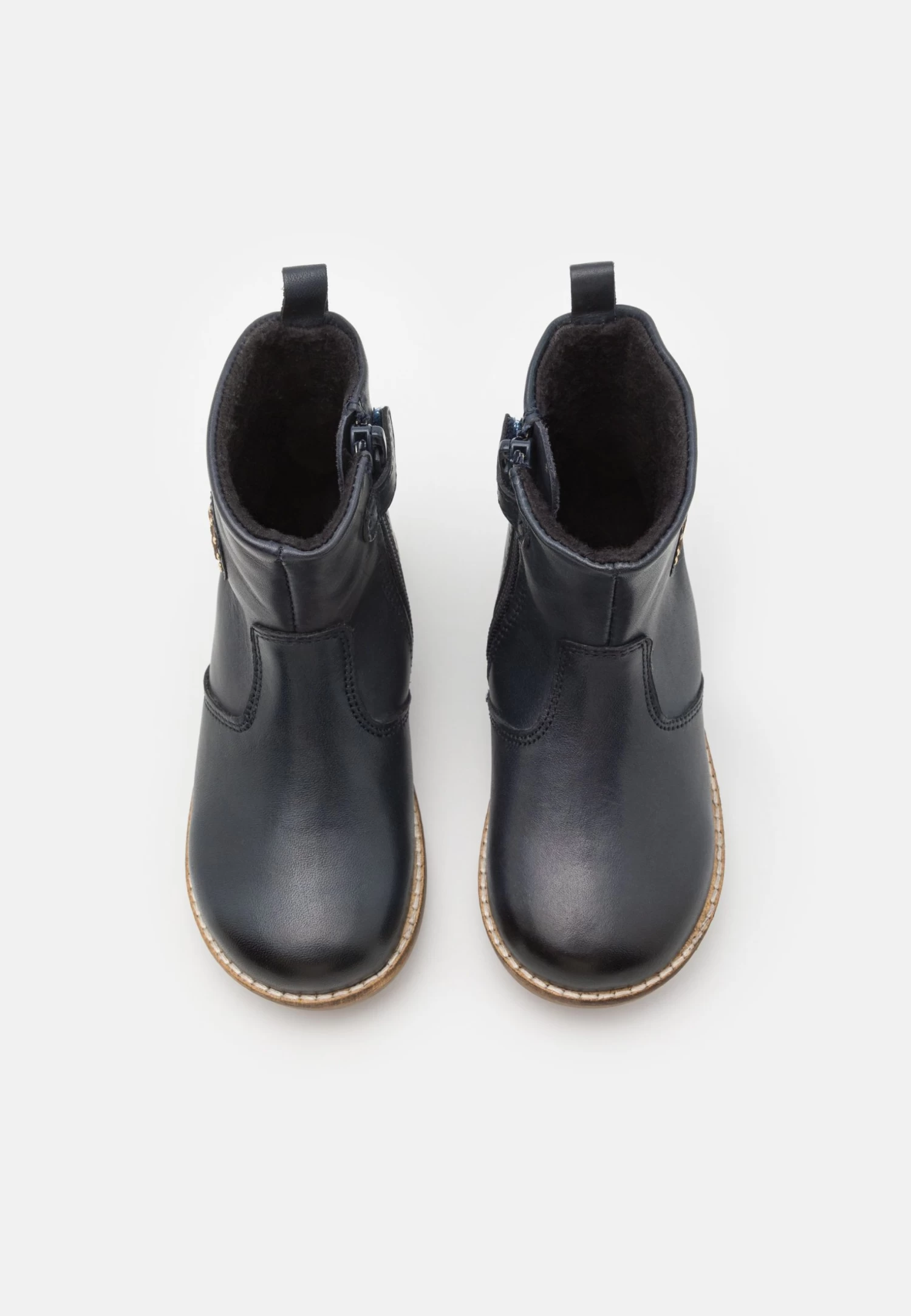 Friboo Leather - Korte Laarzen - Dark Blue 6 Friboo Leather - Korte Laarzen - Dark Blue - Afbeelding 4