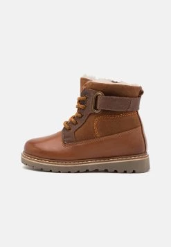 Nieuwe uitgaven 23 Friboo Leather - Veterboots - Cognac