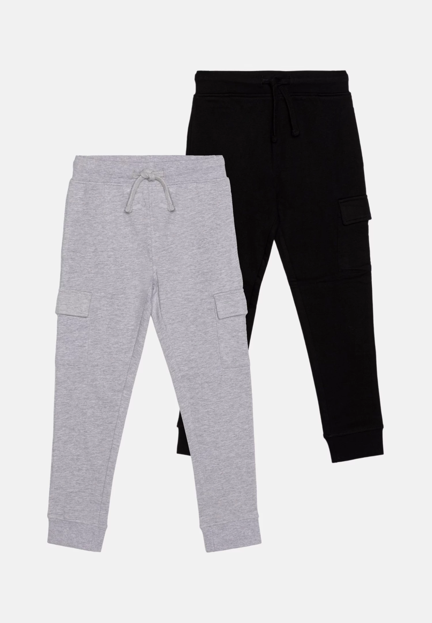Friboo Unisex 2 Pack - Trainingsbroek - Grey/Black 3 Friboo Unisex 2 Pack - Trainingsbroek - Grey/Black