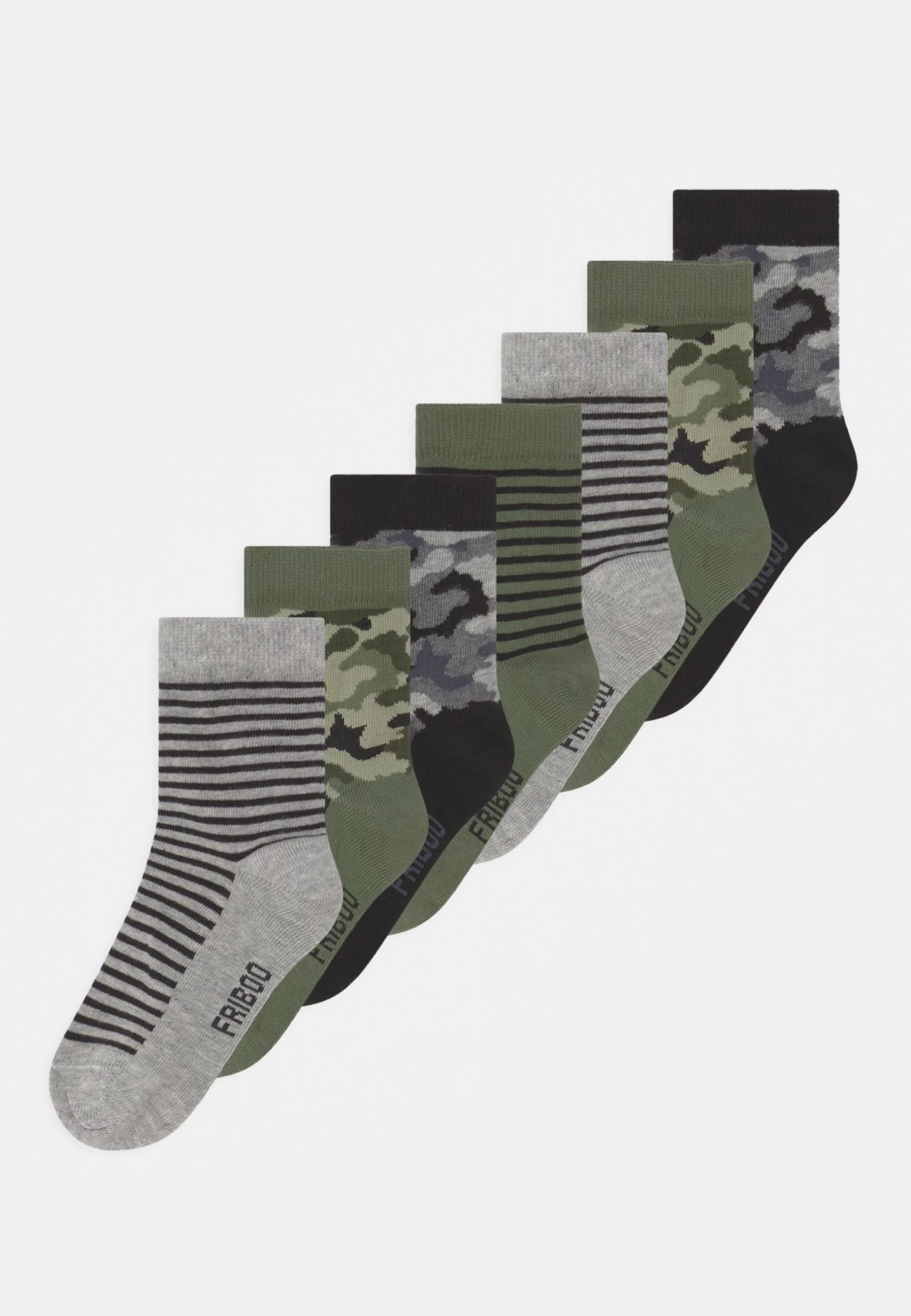 Friboo 7 Pack - Sokken - Multi-Coloured/Black/Grey 3 Friboo 7 Pack - Sokken - Multi-Coloured/Black/Grey