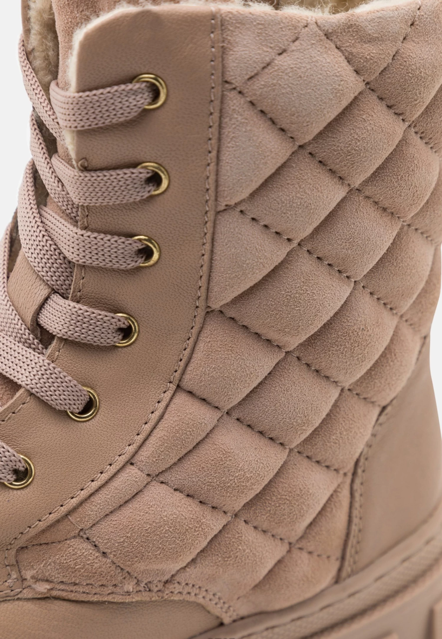 Friboo Leather - Veterboots - Nude 8 Friboo Leather - Veterboots - Nude - Afbeelding 6