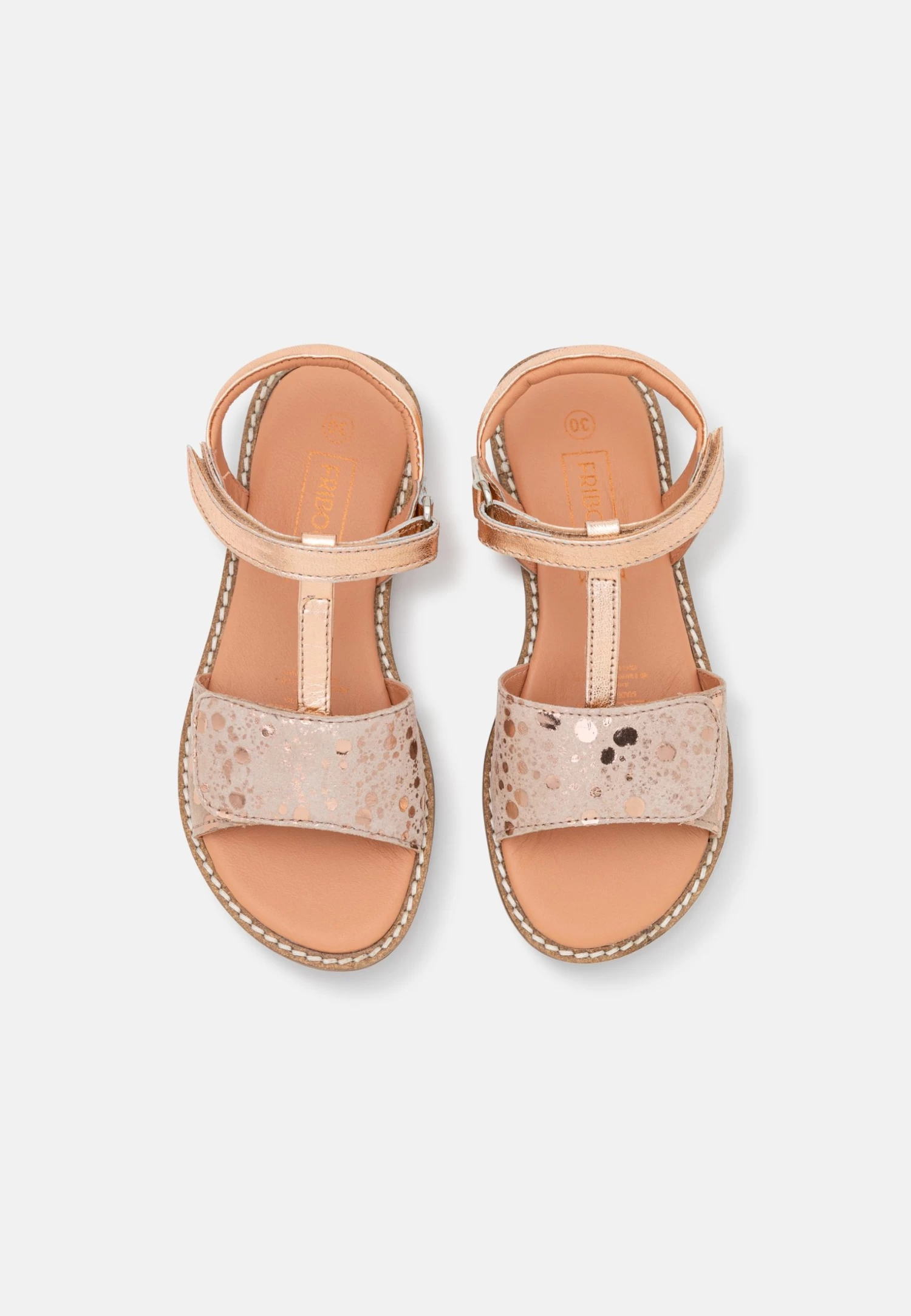 Friboo Leather - Sandalen - Rose Gold Coloured 6 Friboo Leather - Sandalen - Rose Gold Coloured - Afbeelding 4
