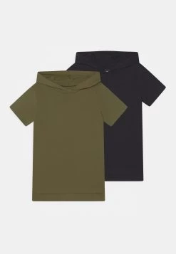 Friboo Unisex 2 Pack - T-Shirt Basic - Khaki/Black