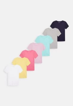 Friboo 7 Friboo Girl Basic Tee7 Pack - T-Shirt Basic - Multi Coloured /Dark Blue /Grey