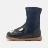 Friboo Leather - Snowboots- Dark Blue 1 Friboo Leather - Snowboots- Dark Blue -Friboo d7f28afbb92147568a097eb89108b2ac