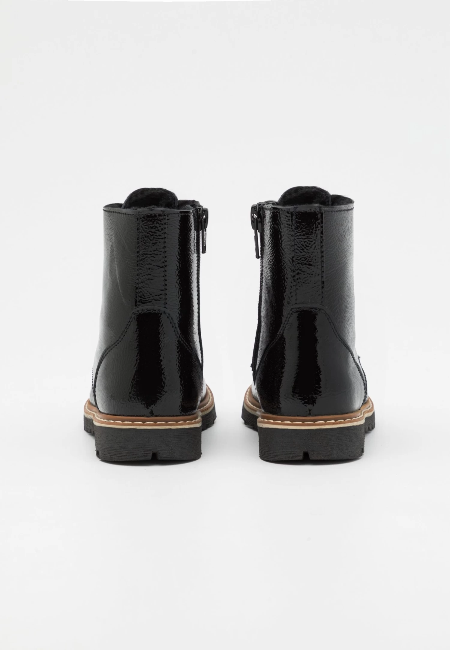 Friboo Leather - Veterboots - Black 5 Friboo Leather - Veterboots - Black - Afbeelding 3