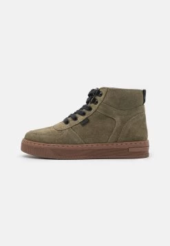 Nieuwe uitgaven 7 Friboo Leather - Veterboots - Khaki